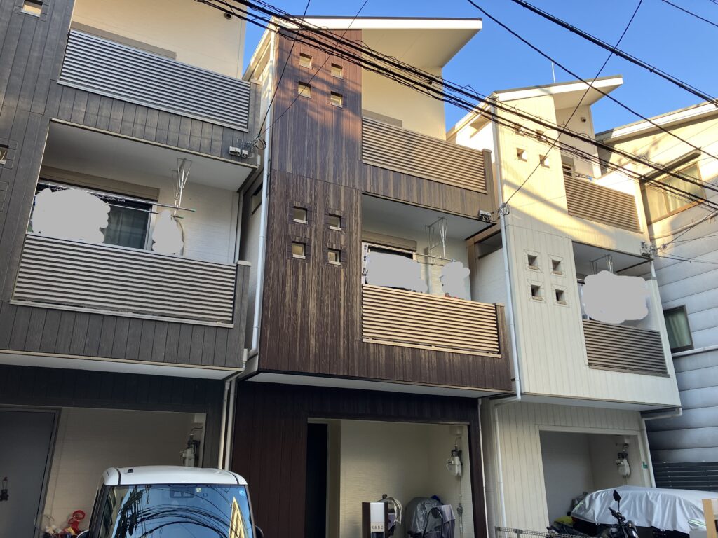 大阪市都島区外壁塗装施工完了