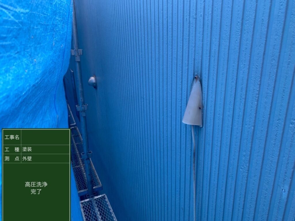 大阪市旭区外壁高圧洗浄完了