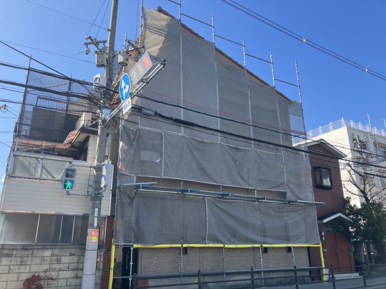 大阪市外壁塗装着工